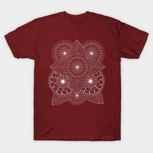 Minimalist Flowers-Mandala Flower T-Shirt